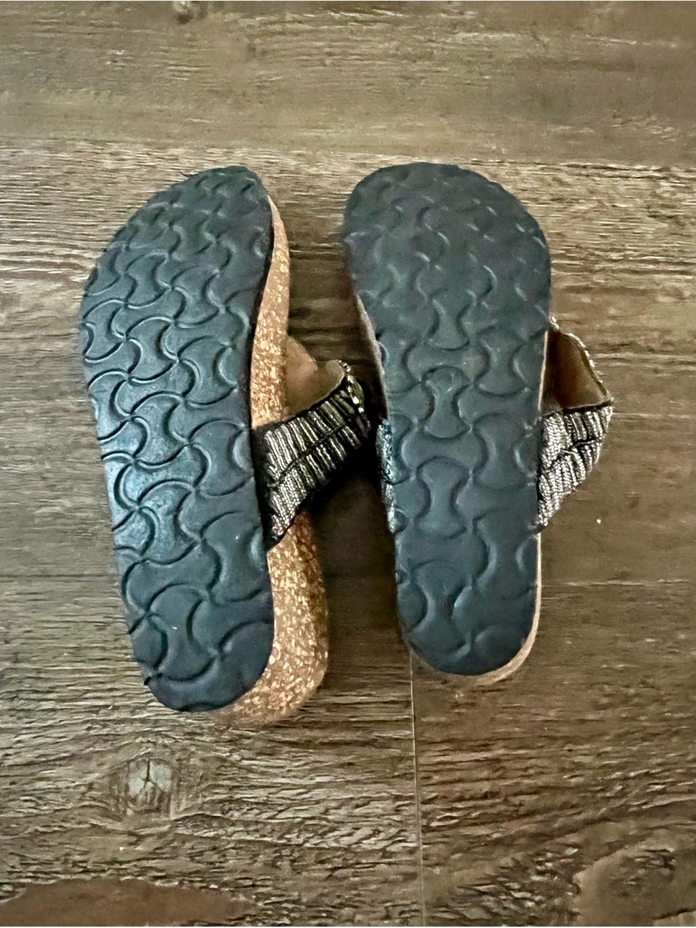 Embellished Black Bead Thong Sandals - Women - Picture 10 of 13